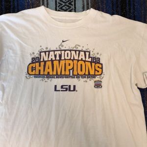 Vintage Nike LSU 2003 National Champions Mens tee